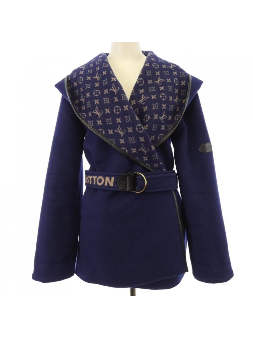 Louis Vuitton Signature Double Face Short Wrap Coat